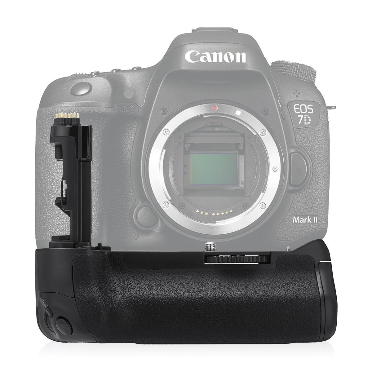 Powerextra BG-E16 battery grip Reemplazo para Canon EOS 7d Mark II Digital SLR Camera Work con 2 pcs LP-E6/LP-E6 N Baterías o 6 pcs aa-size Baterías