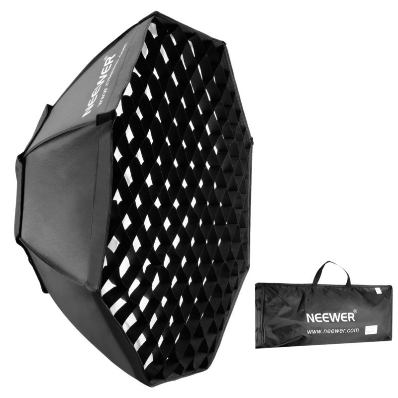 Neewer – 37&quot;/95 cm Beehive Octagon Paraguas Softbox Speedlite para Nikon, Canon, Sony, Pentax, Olympus, Panasonic Lumix de luz de flash, con anillo adaptador Bowens
