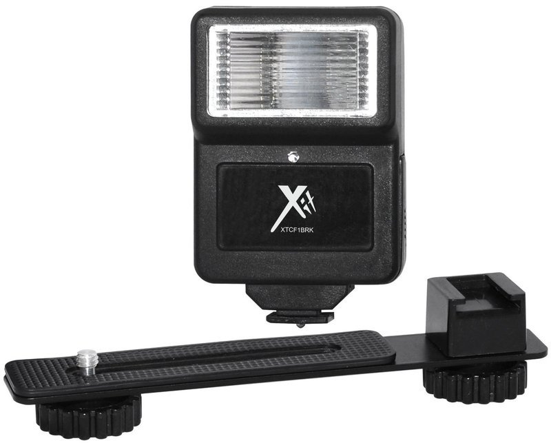 Xit Digital Esclavo Flash con soporte para cámara digital/SLR/DSLR (Negro)