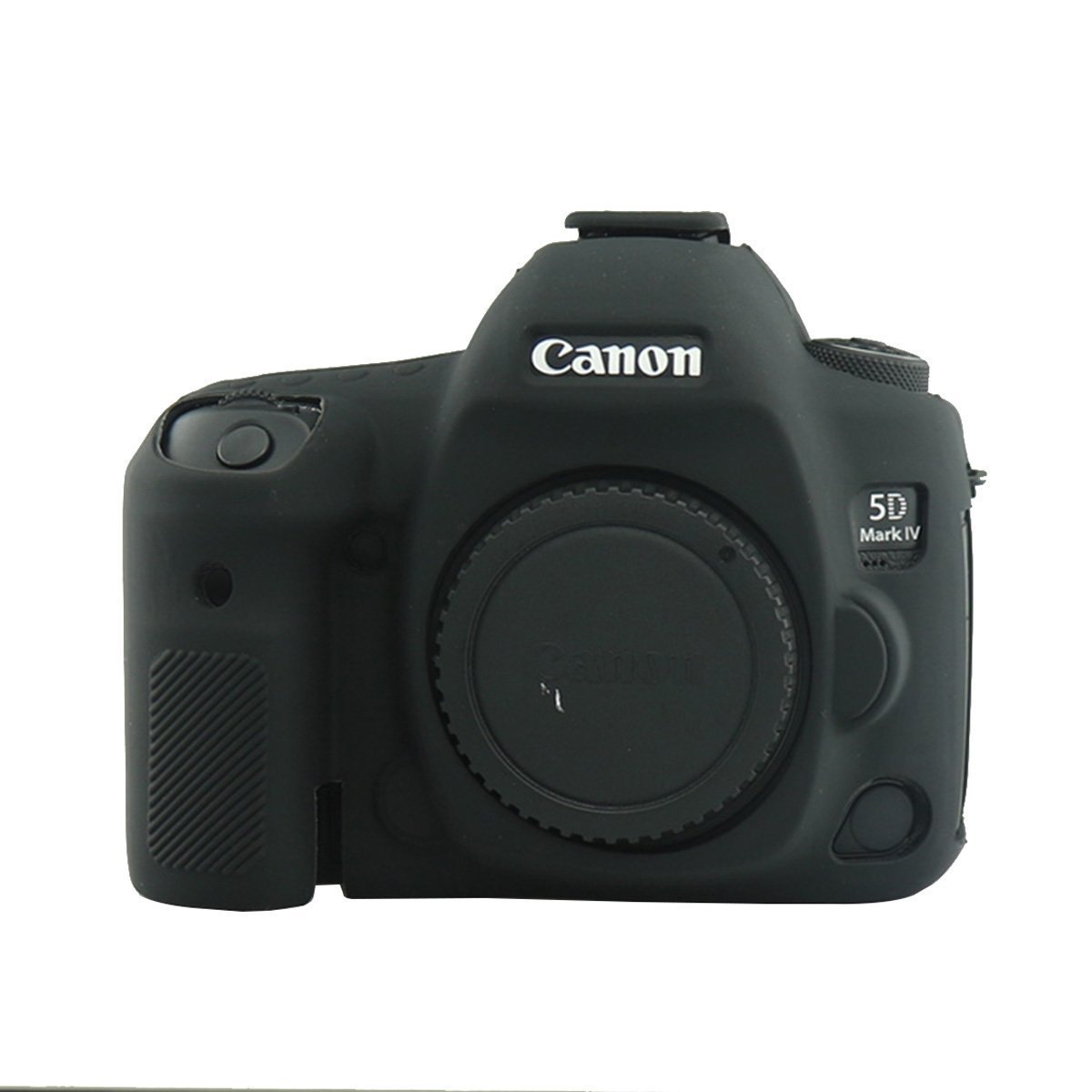 carcasa flexible de silicona cuerpo de la cámara cubierta protectora piel para cámara digital Canon EOS 5d4 5d mark IV, color negro