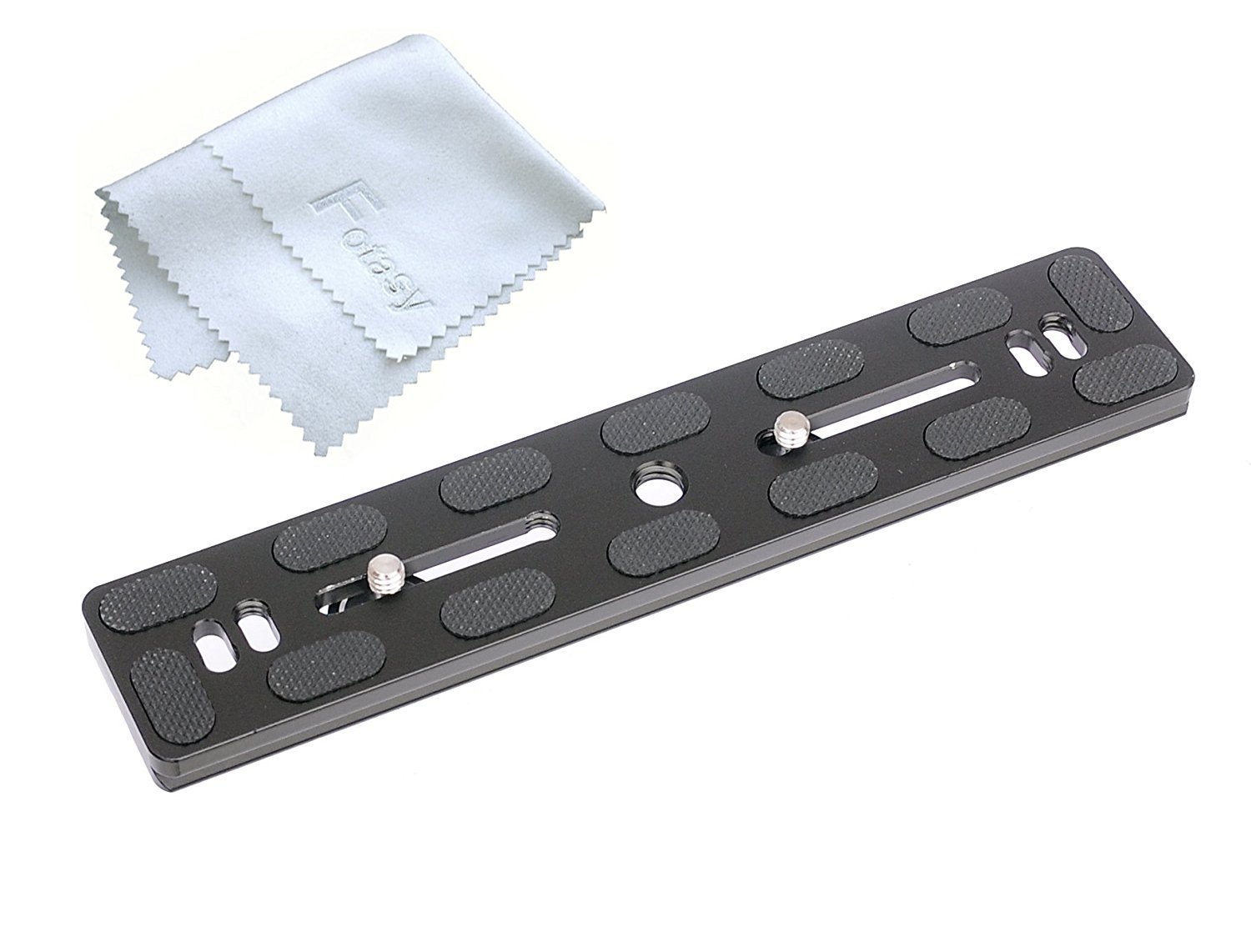 Fotasy LP200 200mm Lens Plate Quick Release Arca Swiss Compact for Canon, Nikon, Olympus, Pentax, Sigma, Sony DSLRs (Black)