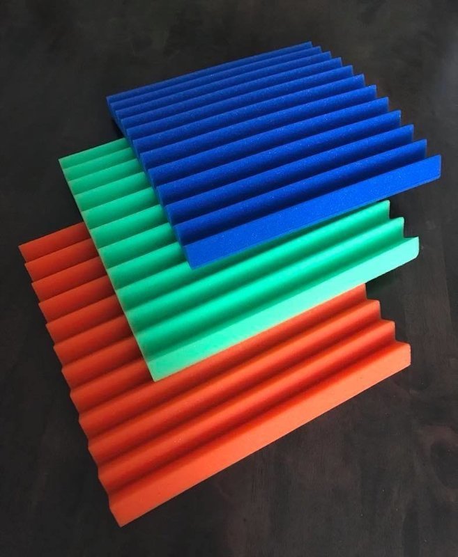 Paneles de espuma acústica 12x12x1&#39; de colores