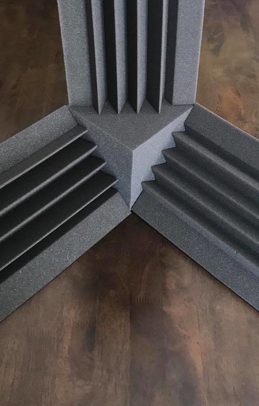 Bass trampas 3x 6&quot; x 6&quot; x 24&quot; Absorbers + 6&quot;x6&quot;x6&quot; Blocks acústica espuma Kit – Insonorización y Deadening – fabricado en EE. UU..