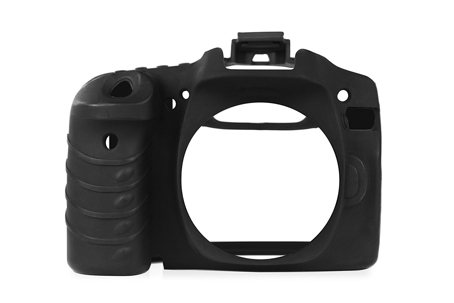 Silicone Protective Camera Body Case Cover for Canon 80D (Black)