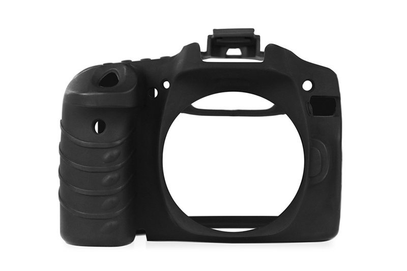 Silicone Protective Camera Body Case Cover for Canon 80D (Black)