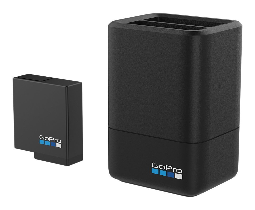 GoPro Dual Battery Charger + Battery (HERO6 Black/HERO5 Black) (GoPro Official Accessory)