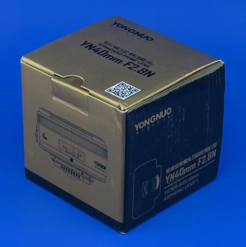 YONGNUO YN40mm F2.8N Standard Large AF/MF Lens For Nikon Cameras