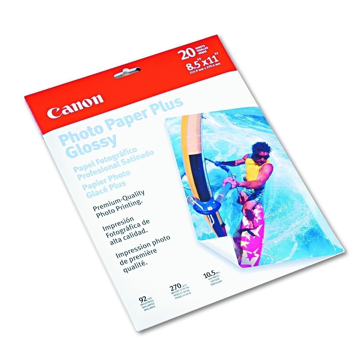 Canon Photo Paper Plus, Glossy ( 8.5x11, 20 Sheets)