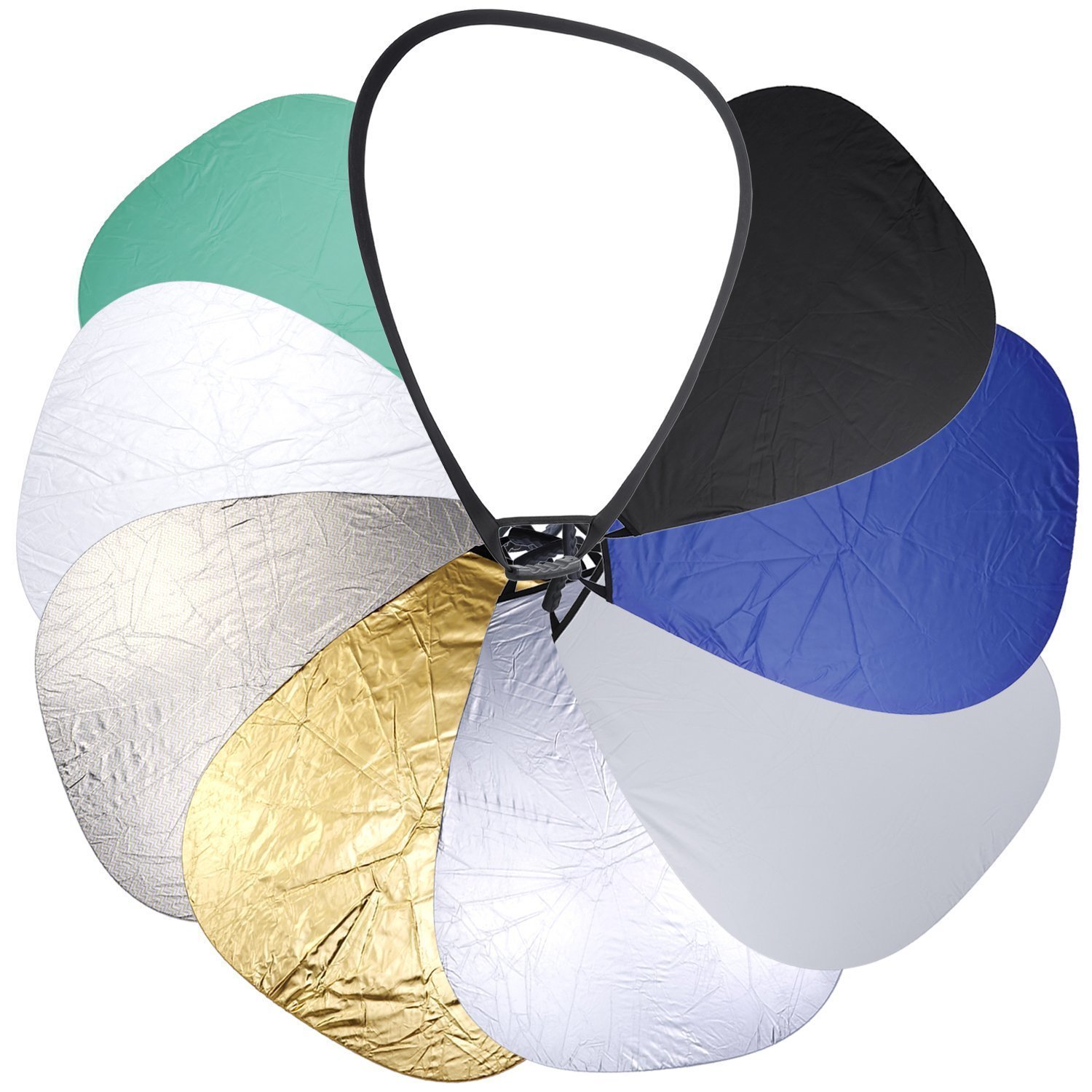 Neewer 8 in 1 32&quot;/80cm Portable Collapsible Triangle Multi Camera Lighting Reflector/Diffuser Kit with Hand Grip and Carrying Case for Photography