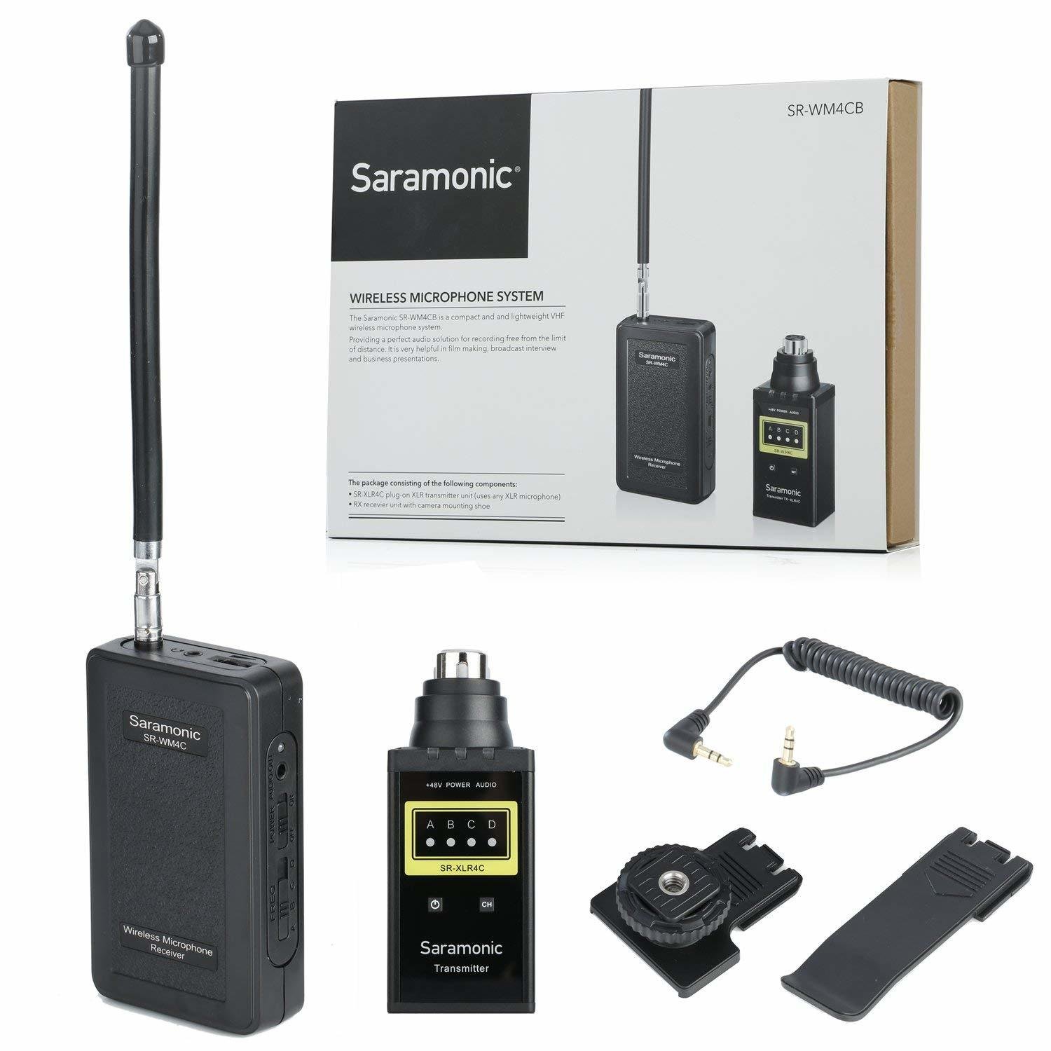 Saramonic Professional Portable VHF Digital Wireless System for News Gathering &amp; Reporting
