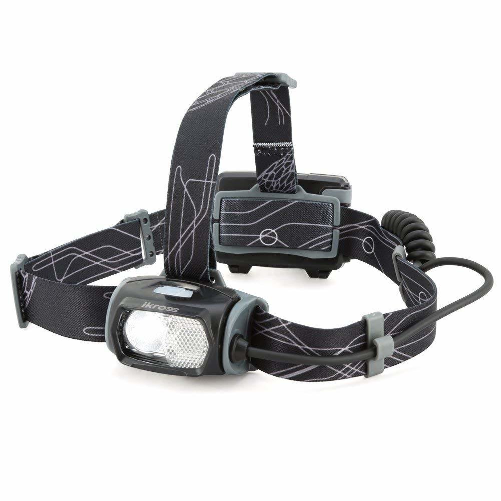 iKross LED USB Rechargable Headlamp Super Bright LED Water proof Camping Headlamp with 6 Feature Lighting Option