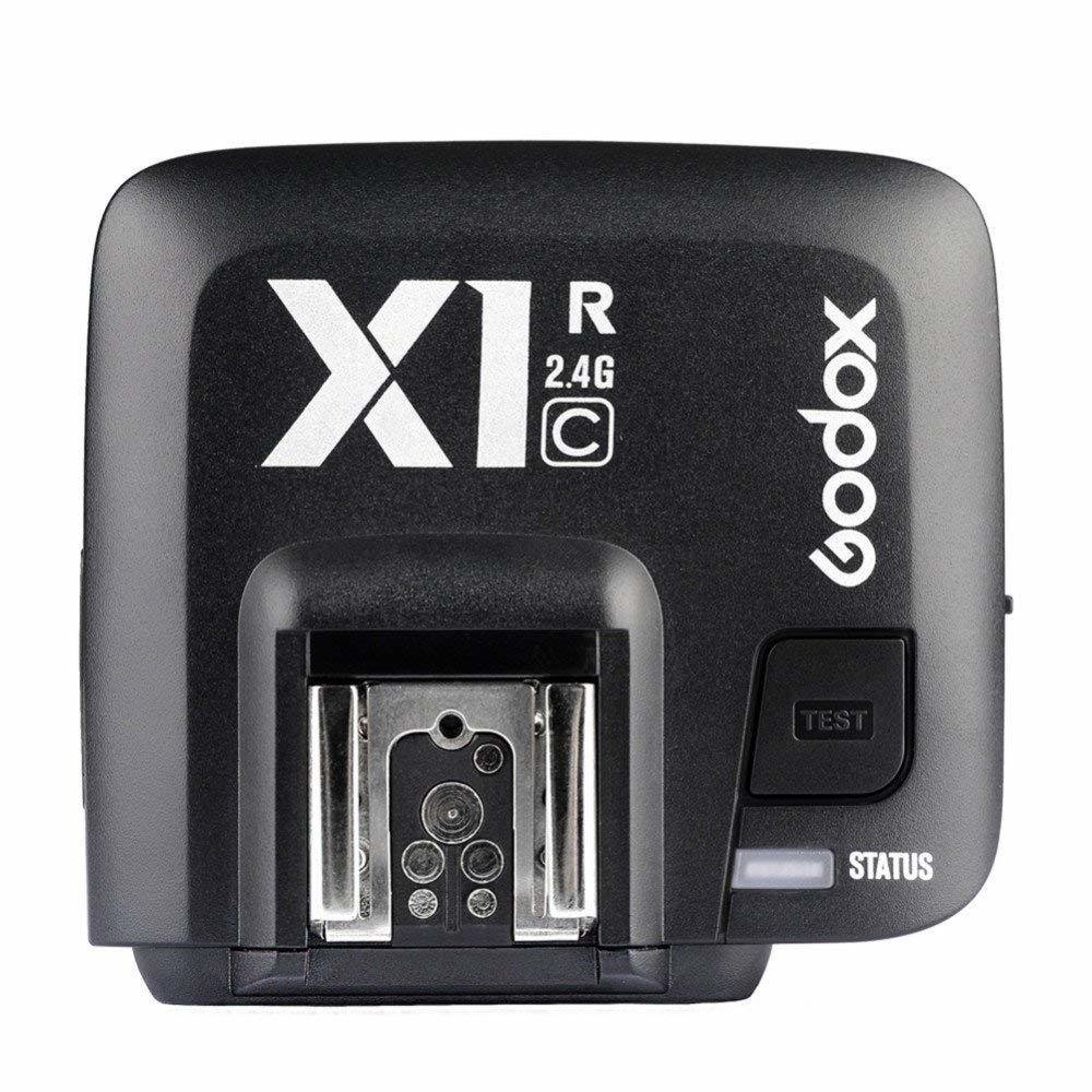 Godox X1 C 2.4 G Wireless Flash Single receptor para Canon EOS DSLR Cámara (x1 C-r receptor)