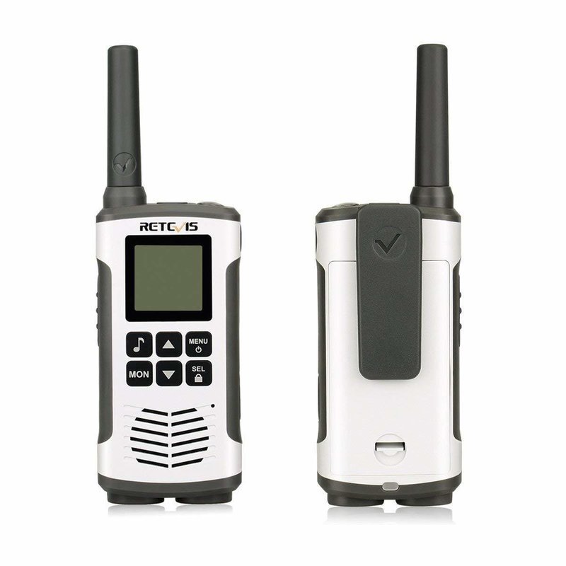 Retevis RT45 Two Way Radios License-Free Walkie Talkies Hand Radios with Covert Acoustic Tube Earpiece Headsets ( Dos Radio + dos Acoustic Tube )