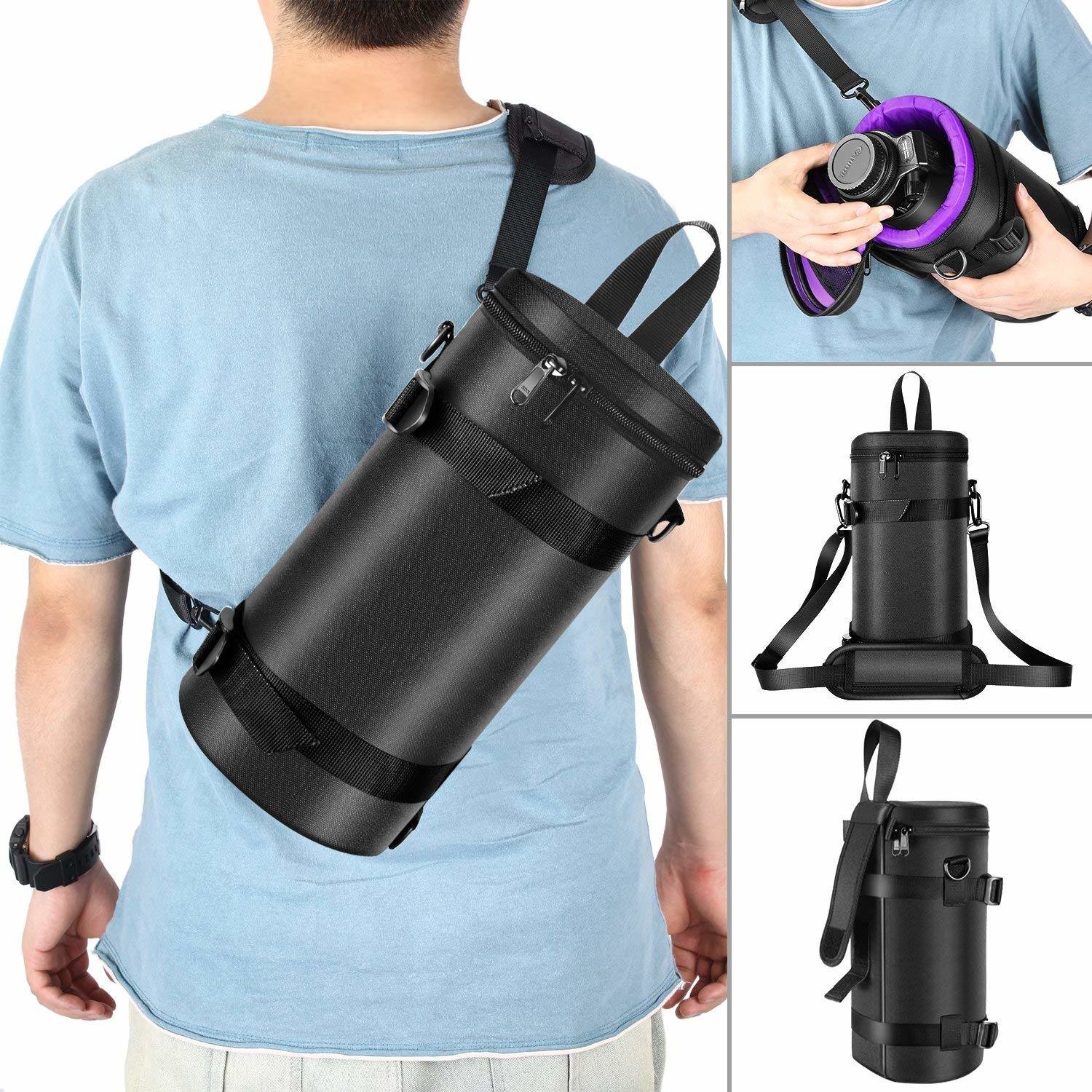Neewer - Bolsa de transporte para objetivo. Grande. 5.9 x 11.8 inches/15 x 30 centimeters