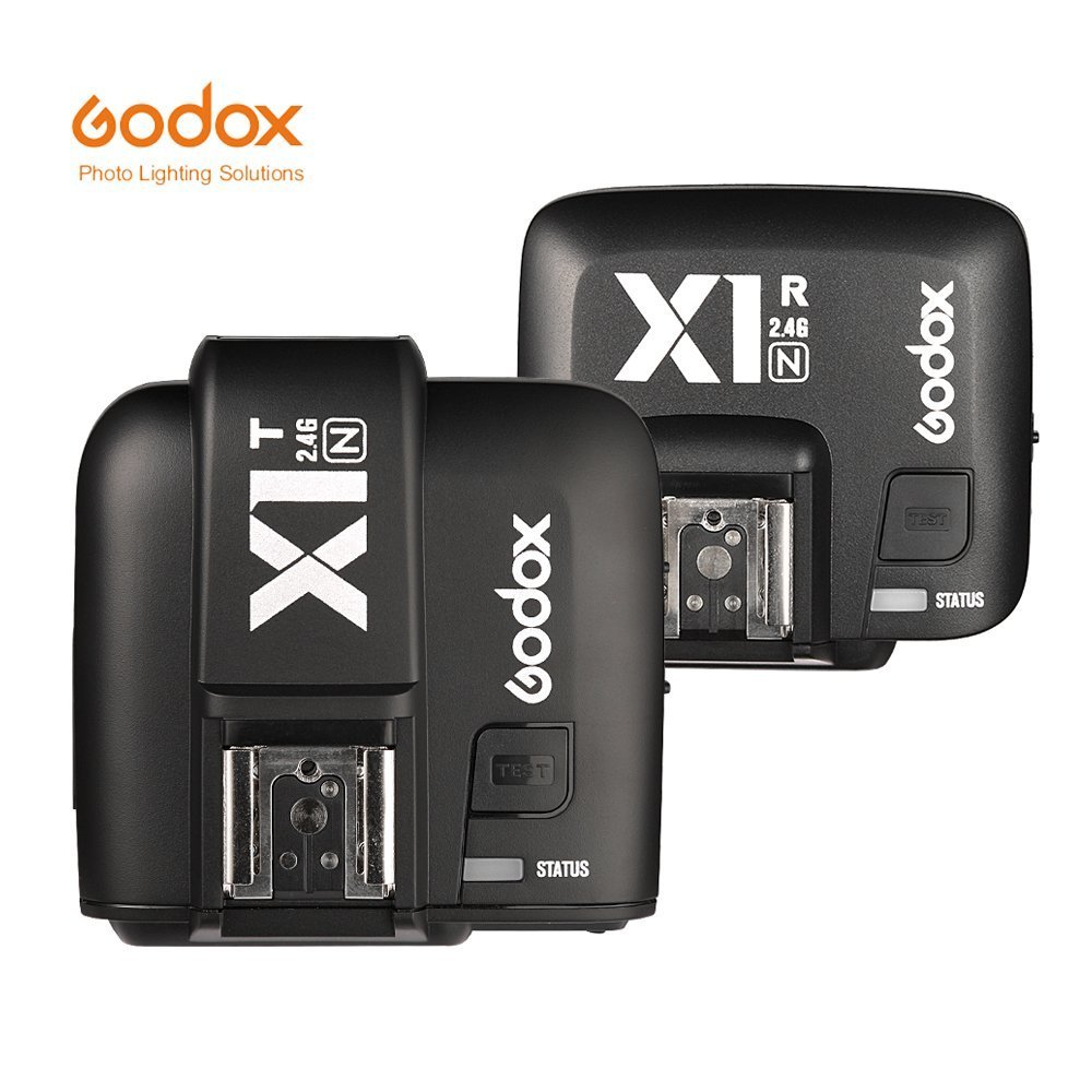 Godox X1 N 2.4 G transmisor + receptor de disparador de flash inalámbrico para Nikon i-TTL Flash Speedlite (x1t-n + x1r-n)