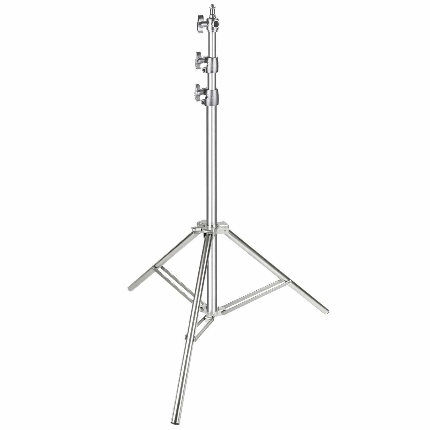 Neewer Stainless Steel Light Stand 86 inches/220 centimeters Heavy Duty with 1/4-inch to 3/8-inch Universal Adapter