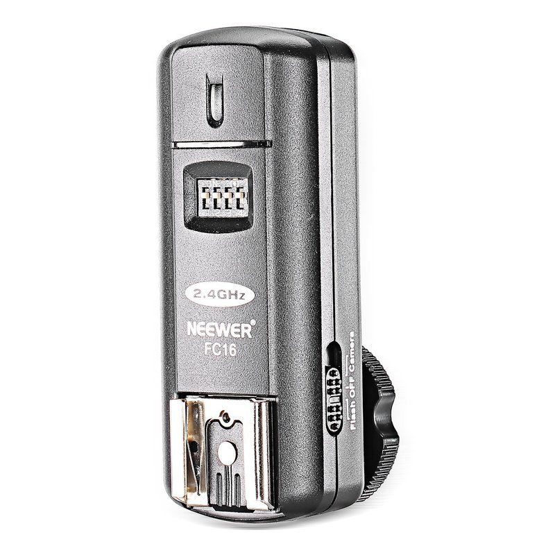 Neewer – FC-16 multicanal receptor 2.4 ghz 3-in-1 inalámbrico de flash zapato para Canon y Nikon DSLR Cámaras
