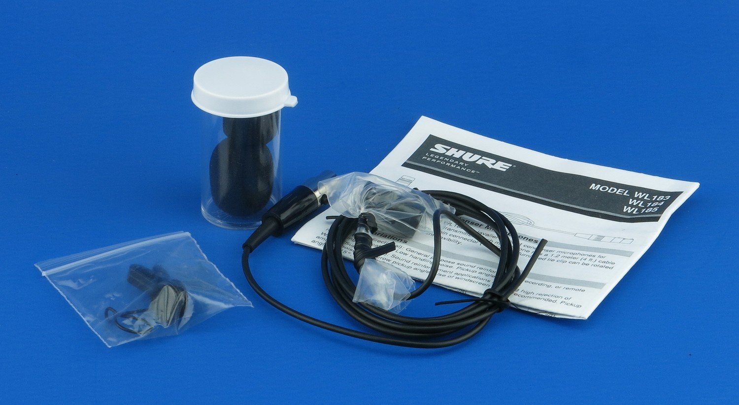 SHURE wl183 Lavalier Micrófono de condensador