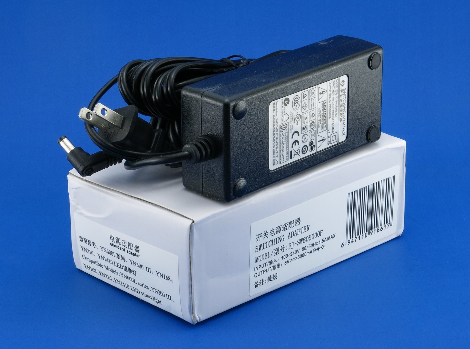 Cargador YN 8v 5A para lamparas LED