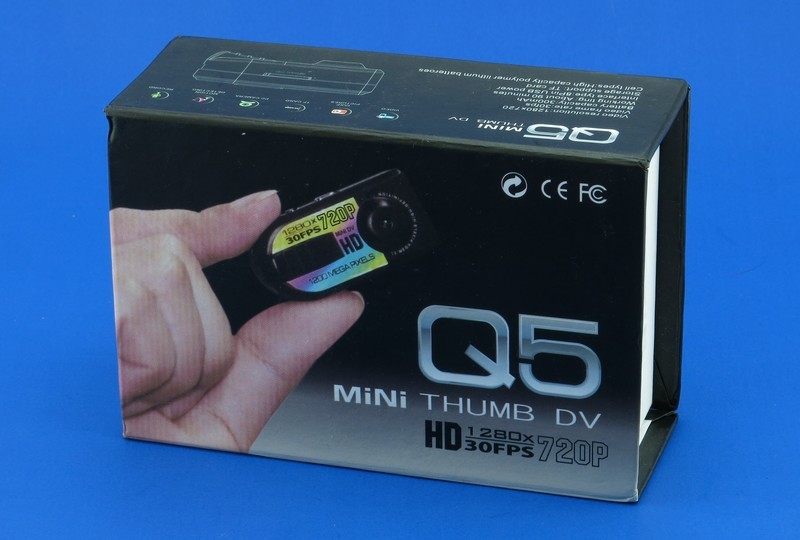 Q5 Mini HD SPY camara. 1280x720 30 fps. memoria 8 gb