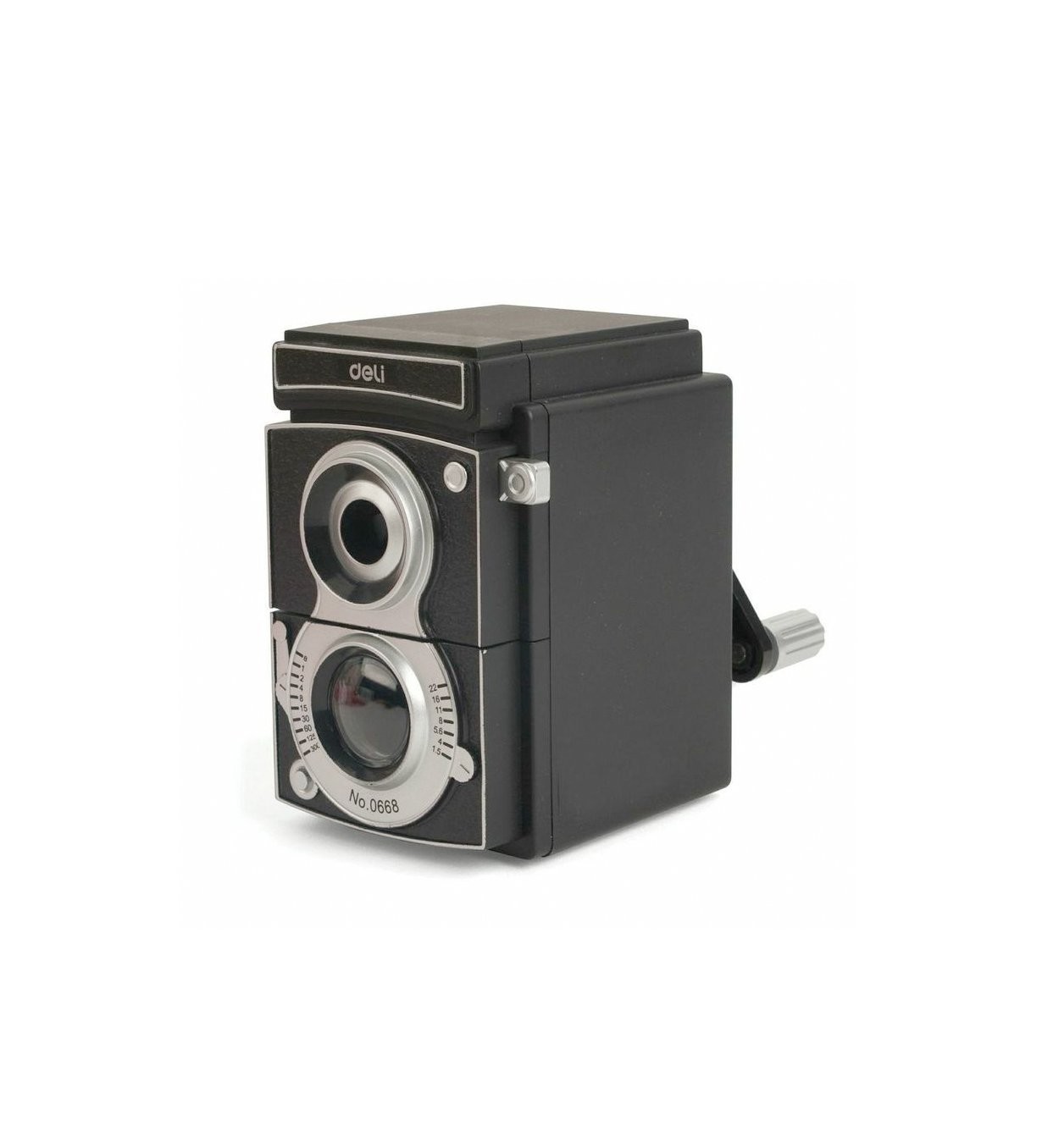 Kikkerland Camera Pencil Sharpener, Black