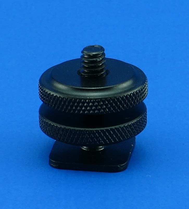 1/4-Inch 20 Tripod Screw to Hot Shoe Adapter