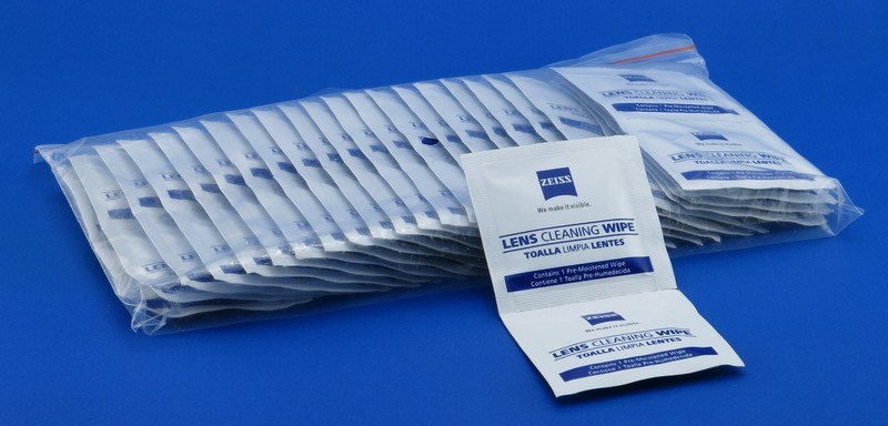 Zeiss Pre-Moistened Lens Cleaning Cloths for Cameras, Lentes, Microscopes, Glasses