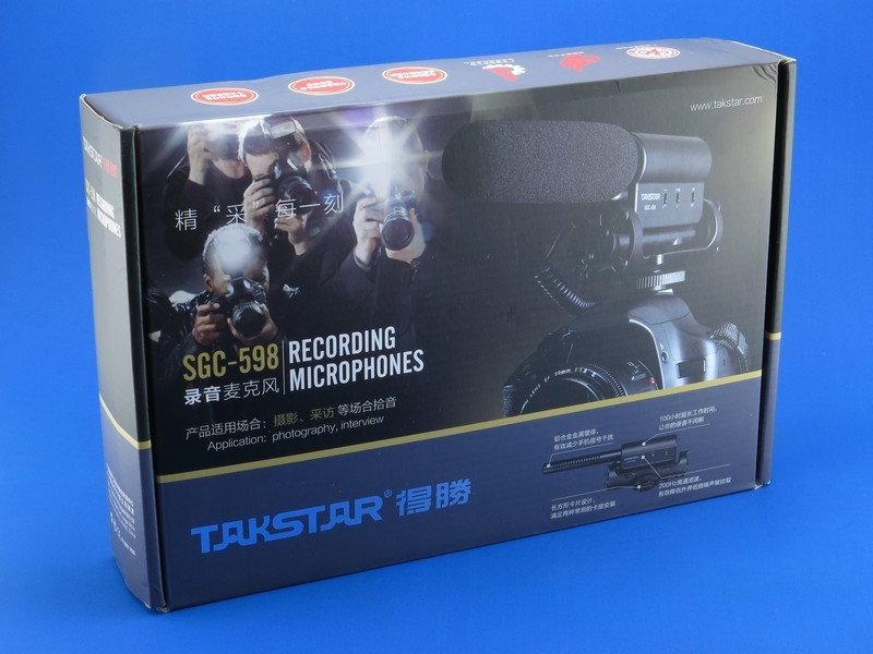 TAKSTAR SGC-598 Photography Video Microphone Photography on Camera Microphone