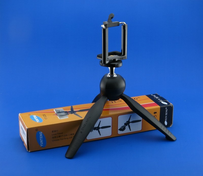 Mini tripode para cel./camaras