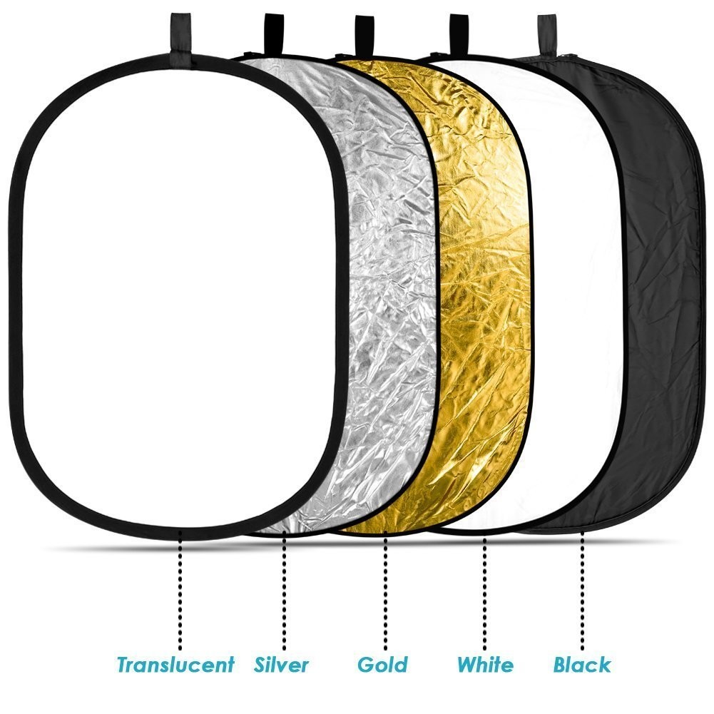Neewer 5 in 1 Portable 80 x 120cm Round Collapsible Multi Disc Photography Studio Photo Camera Lighting Reflector