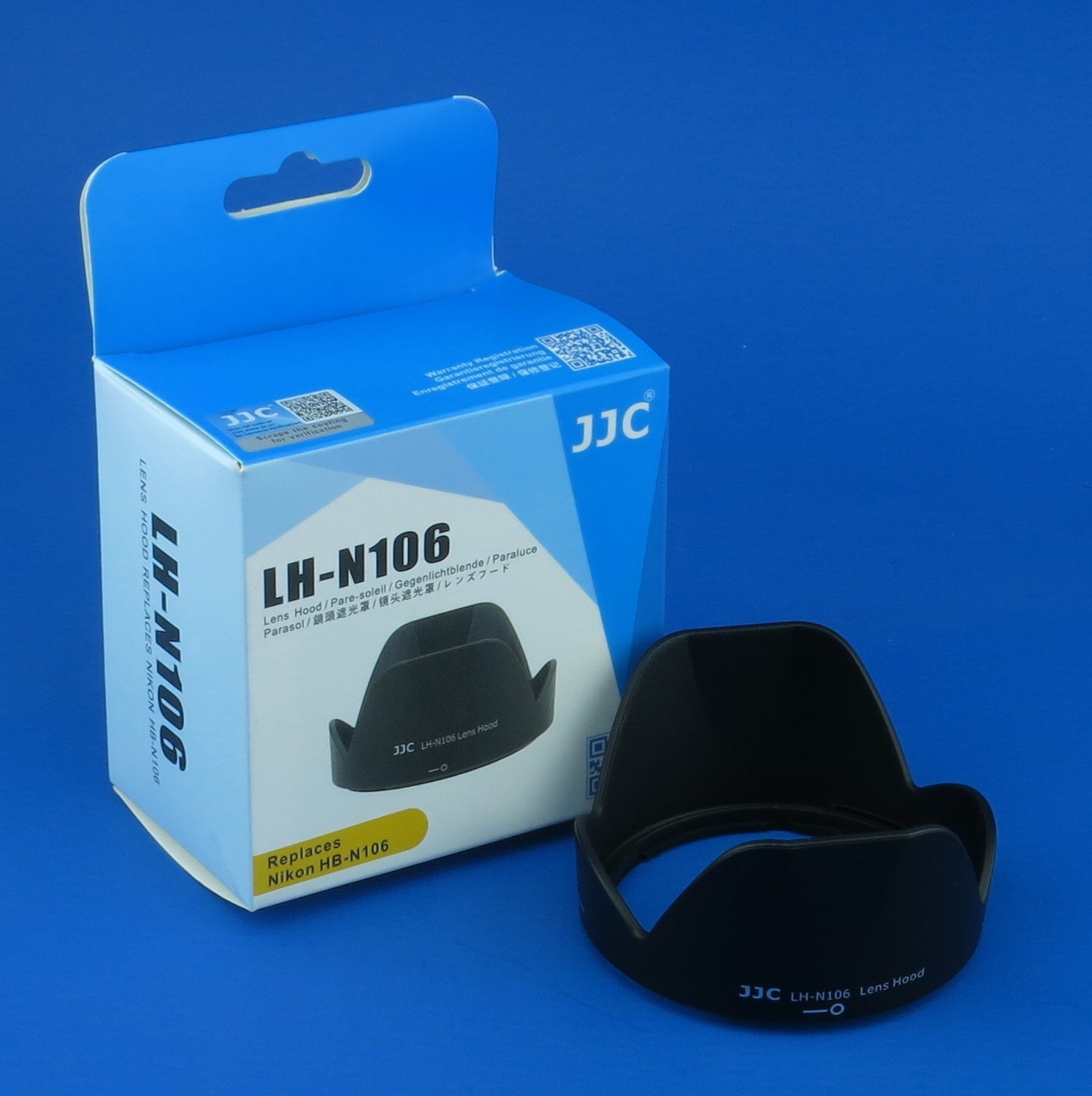 JJC HB-N106 Reversible Dedicated Lens Hood Shade for Nikon AF-P DX Nikkor 18-55mm f/3.5-5.6G VR,Nikon AF-P DX Nikkor 18-55mm f/3.5-5.6G Lens