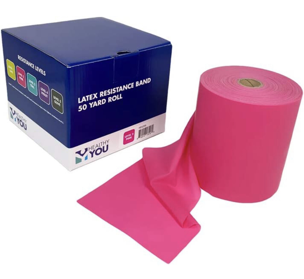 Healthy You Latex Resistance Exercise Band 50 Yard