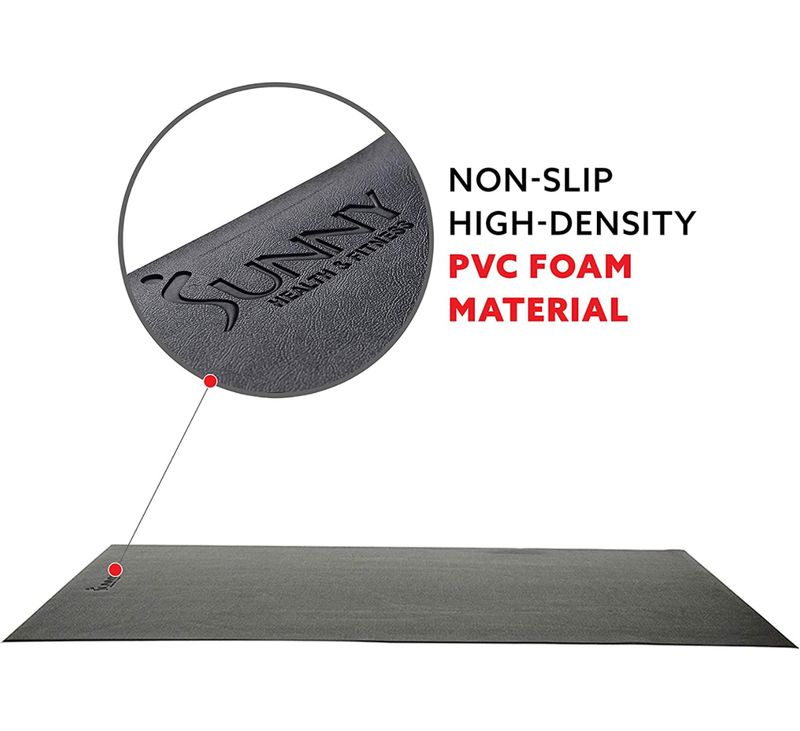 Sunny Health &amp; Fitness Home Gym Alfombra protectora de espuma de suelo para ejercicio 200x90cm