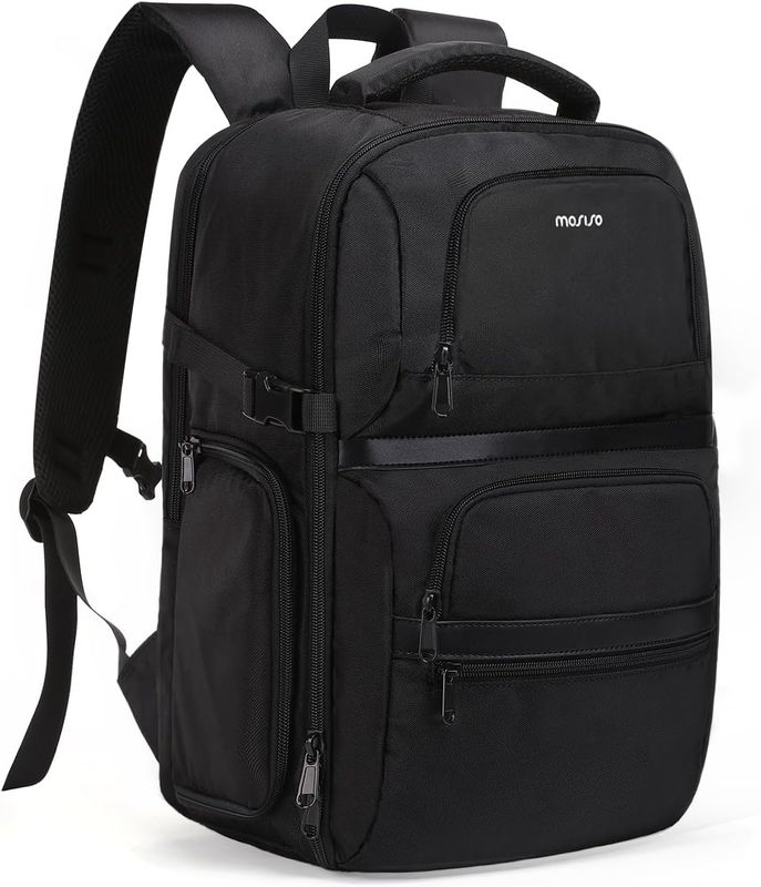 MOSISO Mochila para cámara DSLR/SLR/SLR/sin espejo, bolsa de viaje lateral para fotografía de acceso rápido con compartimento para laptop de 15 a 16 pulgadas, cubierta para lluvia y 3 bolsillos fronta MOSISO Mochila para cámara DSLR/SLR/SLR/sin espejo, bolsa de viaje lateral para fotografía de acceso rápido con compartimento para laptop de 15 a 16 pulgadas, cubierta para lluvia y 3 bolsillos fronta