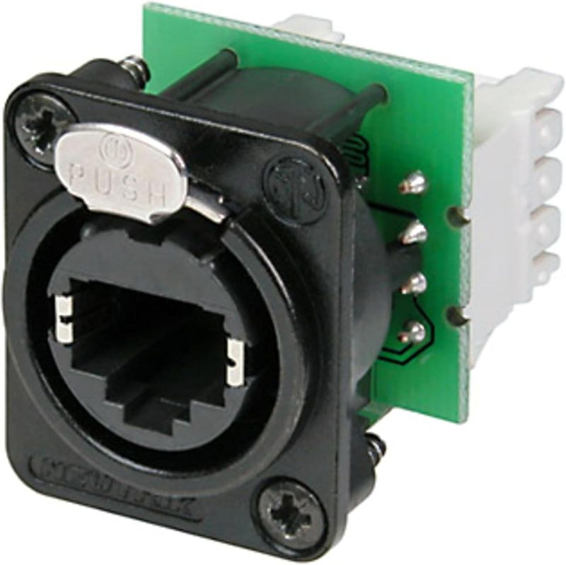 Neutrik NE8FDV-Y110-B – Conector Ethercon de Panel