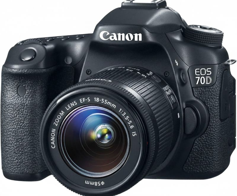 Canon EOS 70D + Lente EF-S 18-55mm. Usado - en exelente estado!