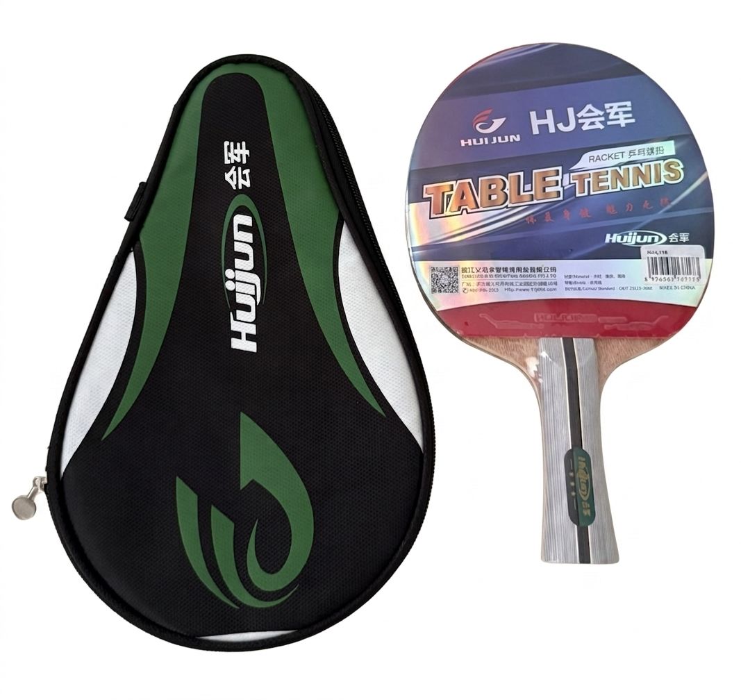 Raqueta de Tenis de mesa 3 estrallas ( 5 capas ) + estuche