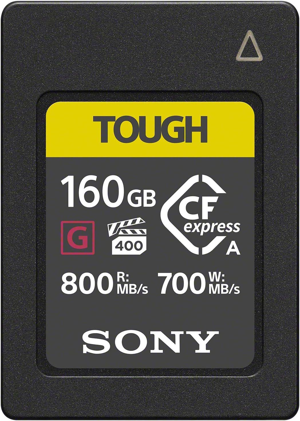 Sony CEA-G160T 160GB tarjeta flash compacta CFexpress tipo A Tarjeta de memoria (CEAG160T) | Hasta 800 MB por lectura S y 700 MB por S Write, protección contra el polvo y el agua IP57