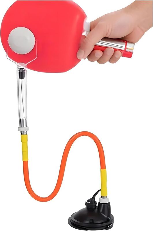 Entrenador de ping pong con base de succión Dispositivo de entrenamiento de tenis de mesa Máquina de bolas de rebote con varilla elástica para principiantes