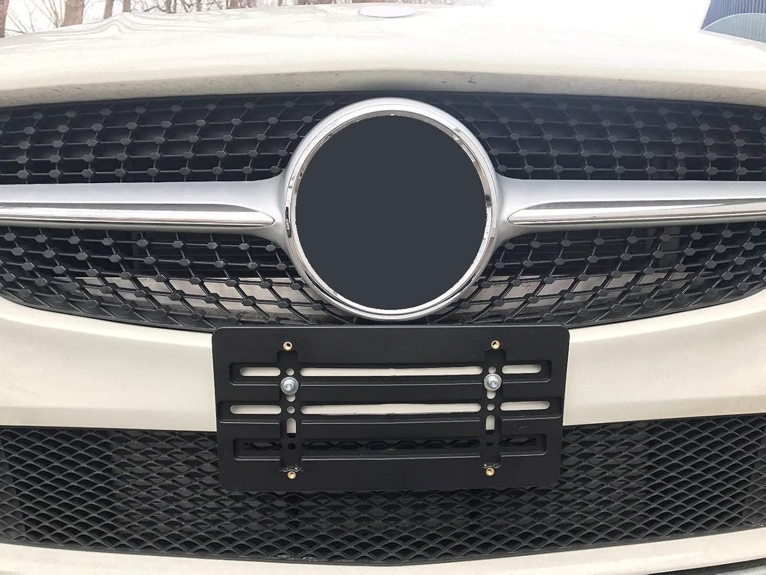 Kit de soporte de montaje para placa de matrícula con adaptador relocalizador