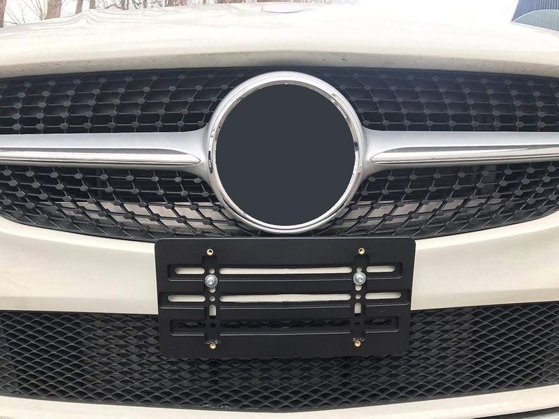 Kit de soporte de montaje para placa de matrícula con adaptador relocalizador