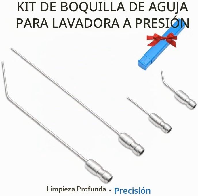 Kit de boquilla de lavadora de alta presión para lavar, puntas de pulverización de extensión de varilla de acero inoxidable con conexión rápida para lavadora Kit de boquilla de lavadora de alta presión para lavar, puntas de pulverización de extensión de varilla de acero inoxidable con conexión rápida para lavadora