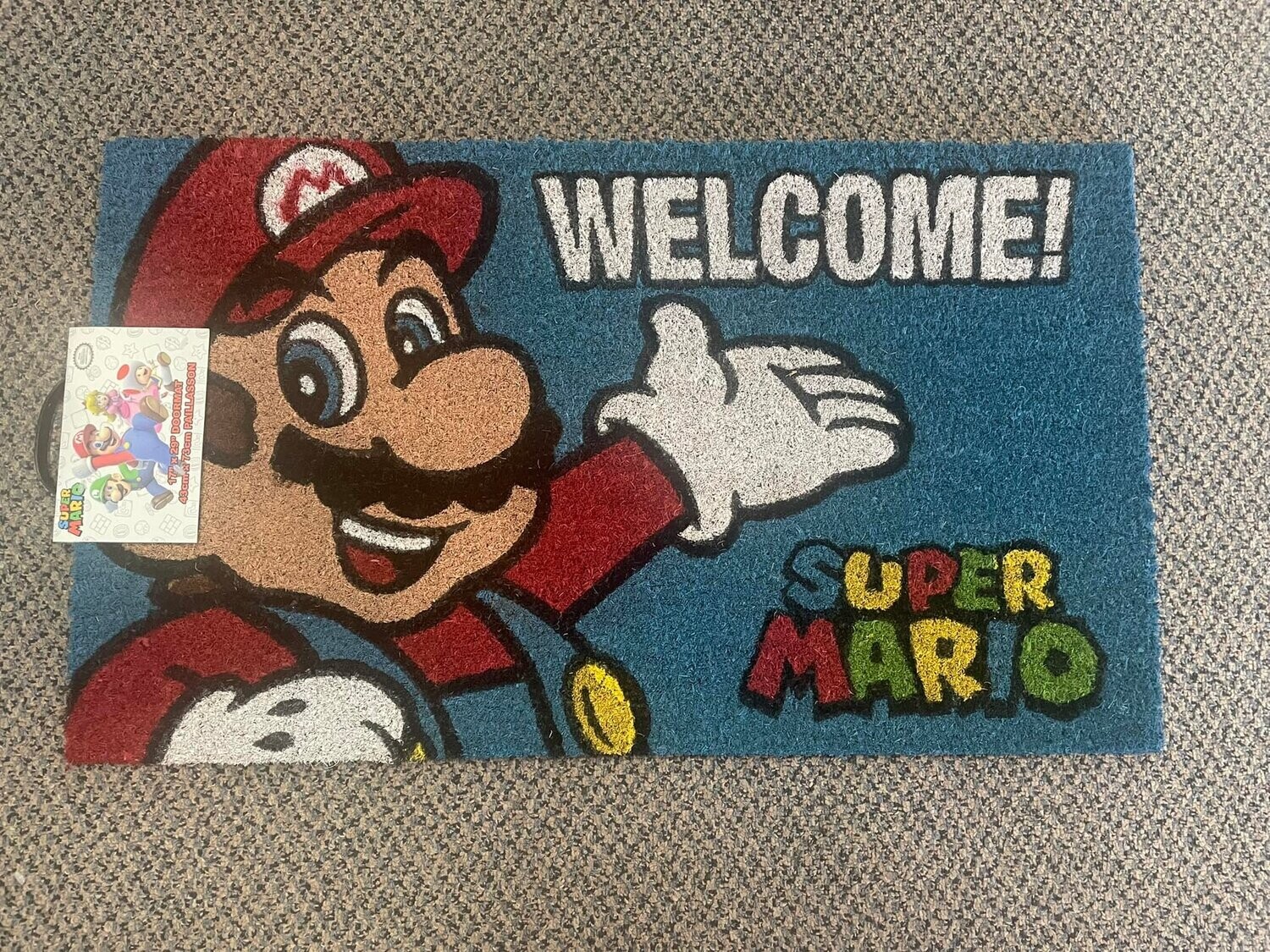 Super Mario Welcome Doormat