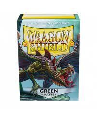 Dragon Shield 100 Standard Sleeves Matte Green