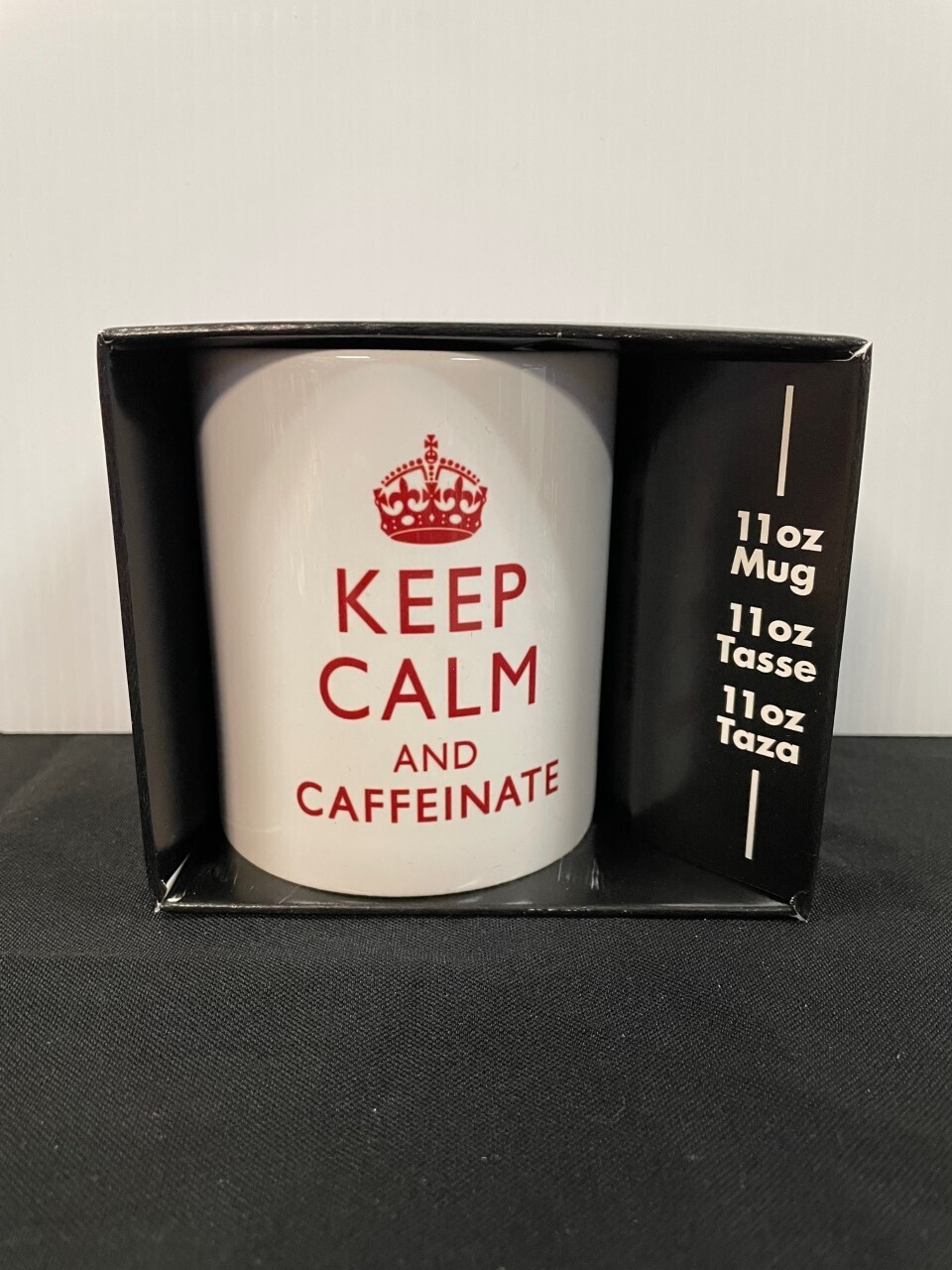 11oz Mug Keep Calm and Caffeinate