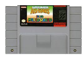 Super Mario All-stars and Super Mario World - Super Nintendo - CART ONLY