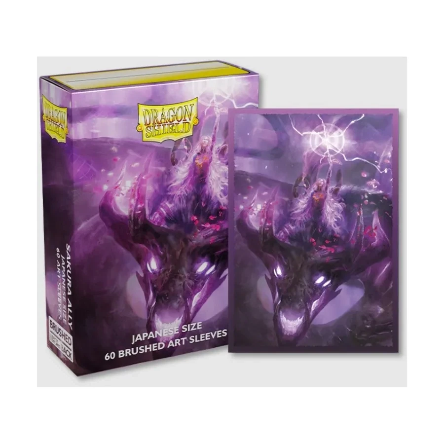 Dragon Shield Japanese 60 Brushed Art Sleeves Sakura Ally