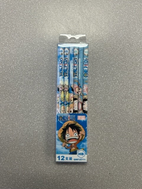 One Piece 12 Pencil Set