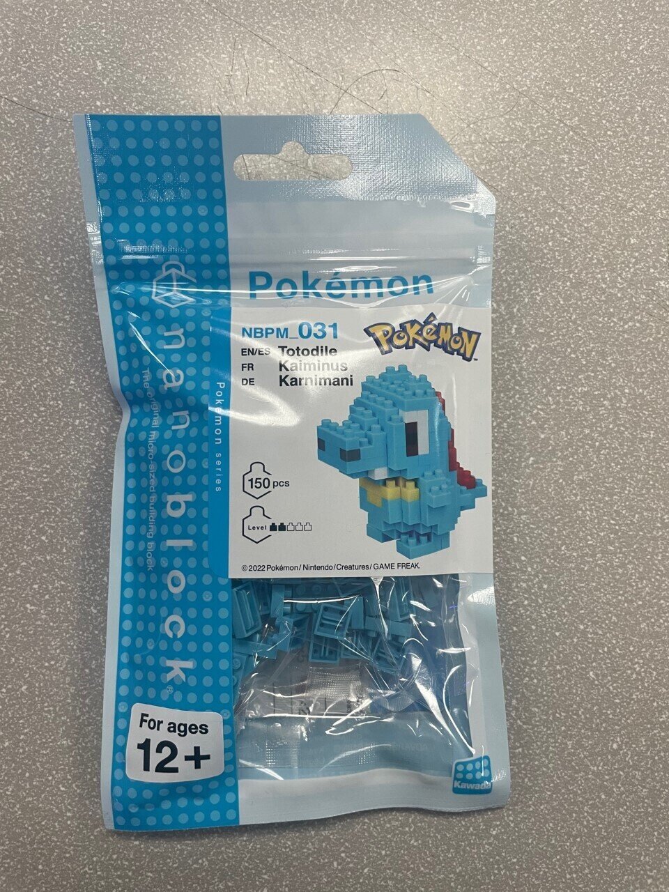 Pokemon Nanoblock Totodile