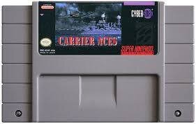 Carrier Aces - Super Nintendo - Loose